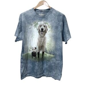 Loose Leashes Dog Shirt XL Unisex Ron‎ Schmidt Lab Jack Russell Tie Dye Y2K Tee